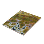 Carreau Océan Jasper de couleur jaune (Côté)