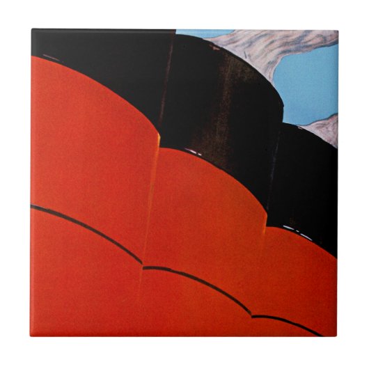 Carreau Ocean Liner Bon Voyage (Devant)