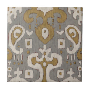 Carreau Ochre Ikat I