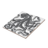 Carreau Octopus 1 black (Côté)