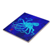 Carreau Octopus 6 R - Petite vignette en céramique (Côté)