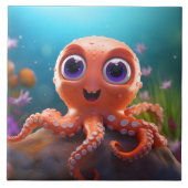 Carreau Octopus cool Gardez ou concevez votre propre (Devant)