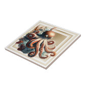 Carreau Octopus marine mer or orange glam (Côté)