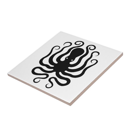 Carreau Octopus, relief grec (Côté)