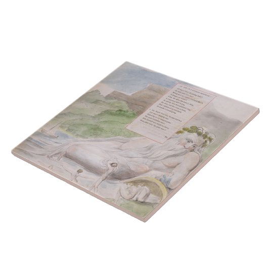 Carreau Ode sur une perspective éloignée de l'université (Côté)