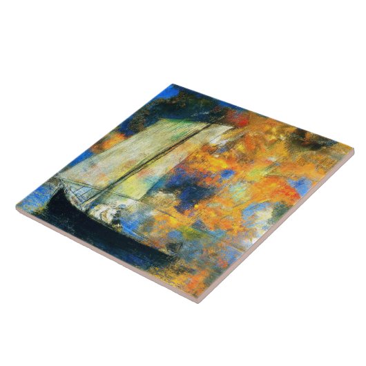 Carreau Odilon Redon - Nuages de fleurs (Côté)