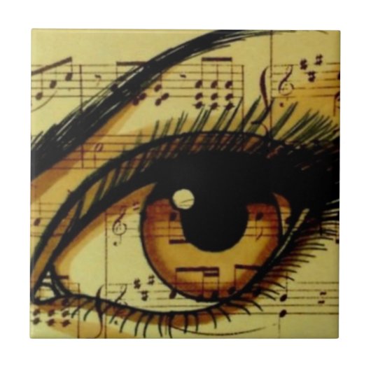 Carreau Oeil Brown de musique (Devant)