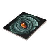 Carreau Œil de prédateur reptile primal (Côté)