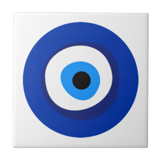Carreau oeil diabolique ancien symbole antiquité talisman 