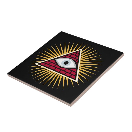 Carreau Oeil freemasonique (Côté)