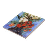 Carreau Oeillets de vase d'autres fleurs Vincent van Gogh (Côté)