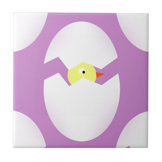 Carreau oeuf de poule pâpâpâle (Devant)