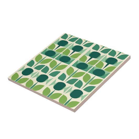 Carreau Oeuf vert rétro (Côté)