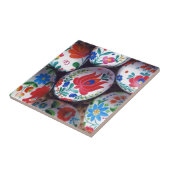 Carreau Oeufs de kalocsai de salutations de Pâques (Côté)