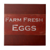 Carreau Oeufs frais de ferme (Devant)