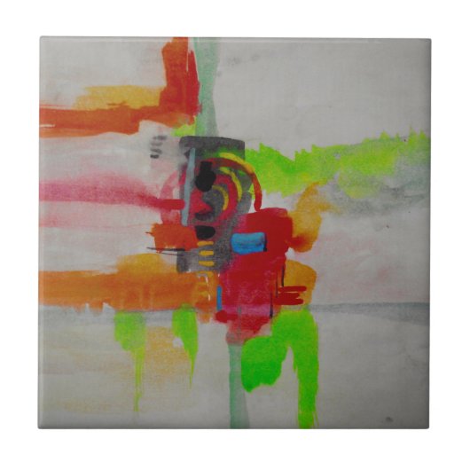 Carreau Oeuvre Abstraite originale (Devant)