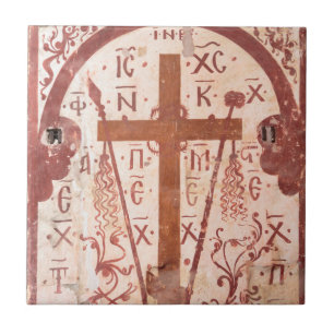 Carreau Œuvre d'art de la Croix Chrétienne