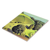 Carreau OEuvre d'art Grant Wood, Young Corn, (Côté)