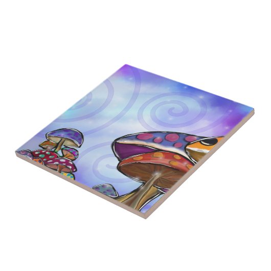 Carreau Oeuvre de champignons (Côté)