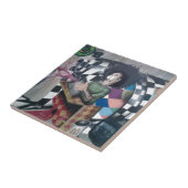 Carreau Oeuvre de graffiti Abstraite (Côté)