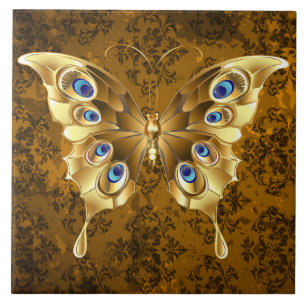 Carreau Offre rituelle de sorcellerie médiévale Brown de