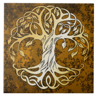 Carreau Offre rituelle de sorcellerie médiévale Brown de