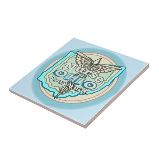 Carreau Ohio Nurse Caduceus Tile (Côté)