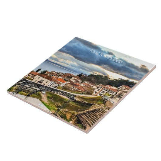 Carreau Ohrid, Macédoine (Côté)