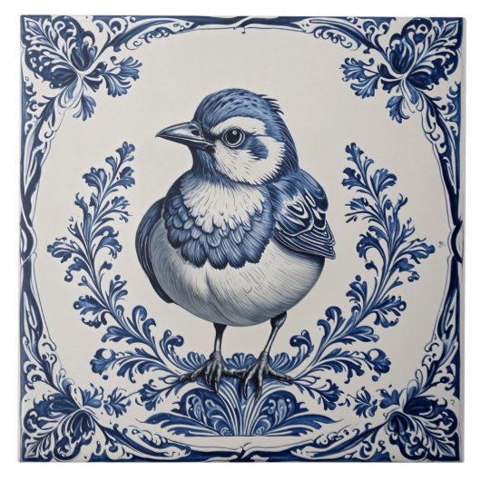 Carreau Oiseau 4 (Devant)