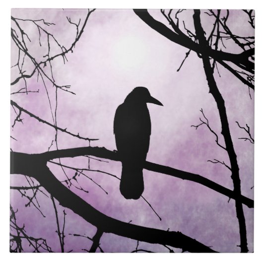 Carreau oiseau 78 Corbeau (Devant)