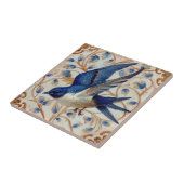 Carreau Oiseau bleu (Côté)