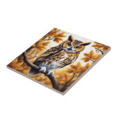Carreau Oiseau de Chouette d'automne (Côté)