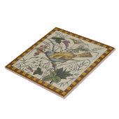 Carreau Oiseau de l'époque victorienne à Berries Transférw (Côté)