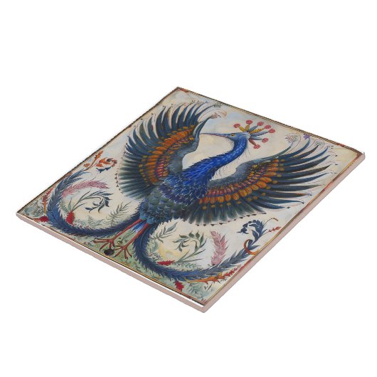 Carreau Oiseau de paradis (Côté)