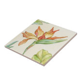 Carreau Oiseau de tuile de fleur de paradis (Côté)