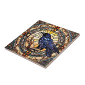Carreau Oiseau de verre de Corbeau noir (Côté)