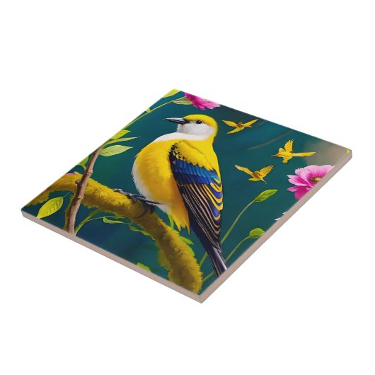 Carreau Oiseau doré (Côté)