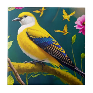 Carreau Oiseau doré