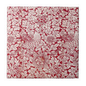 Carreau Oiseau et anémone de William Morris (Devant)