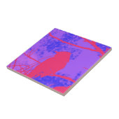 Carreau Oiseau rose (Côté)