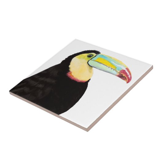 Carreau Oiseau tropical Toucan (Côté)