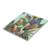 Carreau Oiseaux au Paradis - Grands Oiseaux (Côté)