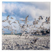 Carreau Oiseaux en flammes (Devant)