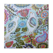 Carreau Oiseaux en papier I (Devant)