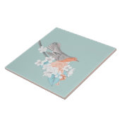 Carreau Oiseaux et fleurs (Côté)