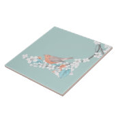 Carreau Oiseaux et fleurs (Côté)
