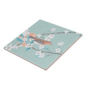Carreau Oiseaux et fleurs (Côté)