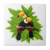 Carreau Oiseaux exotiques (Devant)