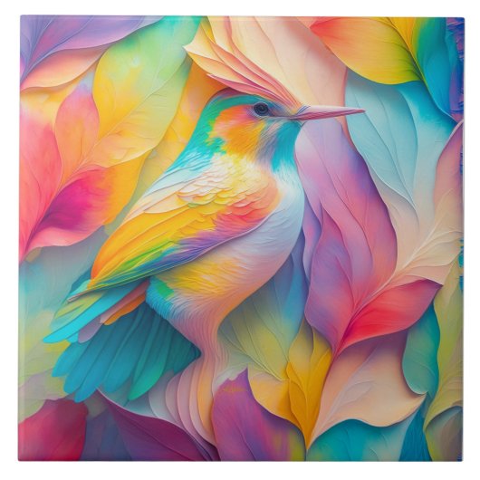 Carreau Oiseaux Imaginaires Oiseaux de soie (Devant)