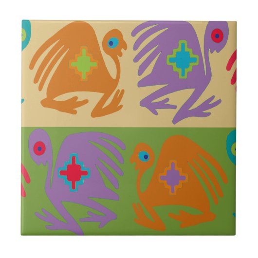 Carreau Oiseaux péruviens (Devant)